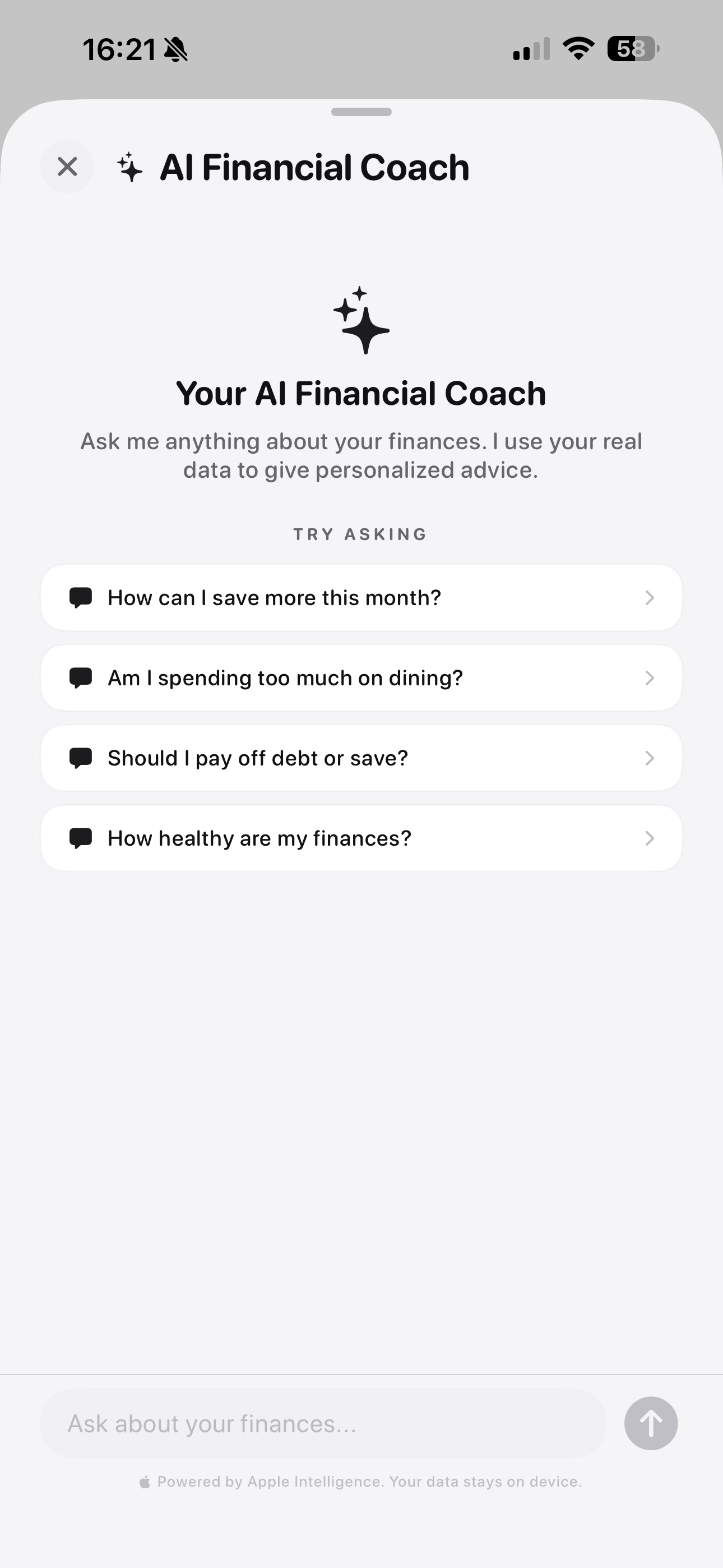 AI Financial Coach