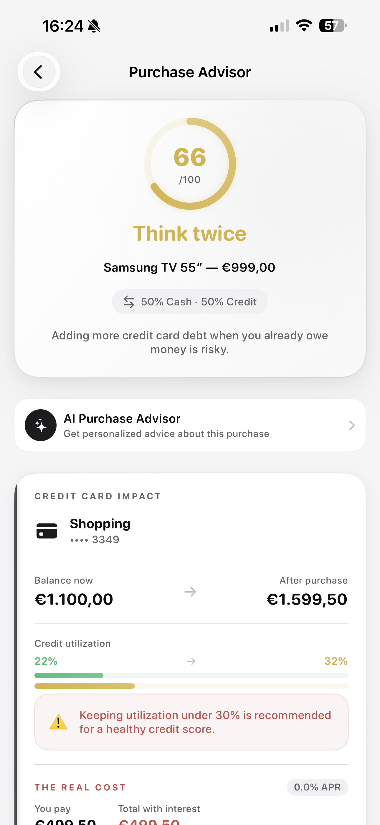 Purchase Advisor